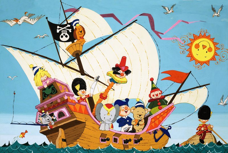 Topsy Turvy Piratskip av English School
