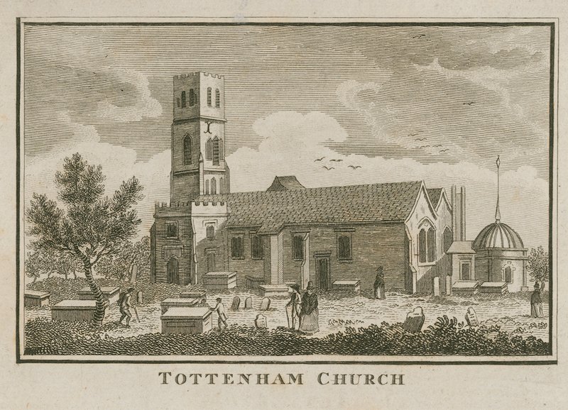 Tottenham kirke, London av English School