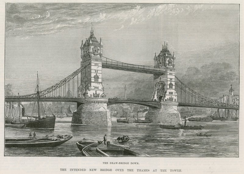 Tower Bridge, London av English School