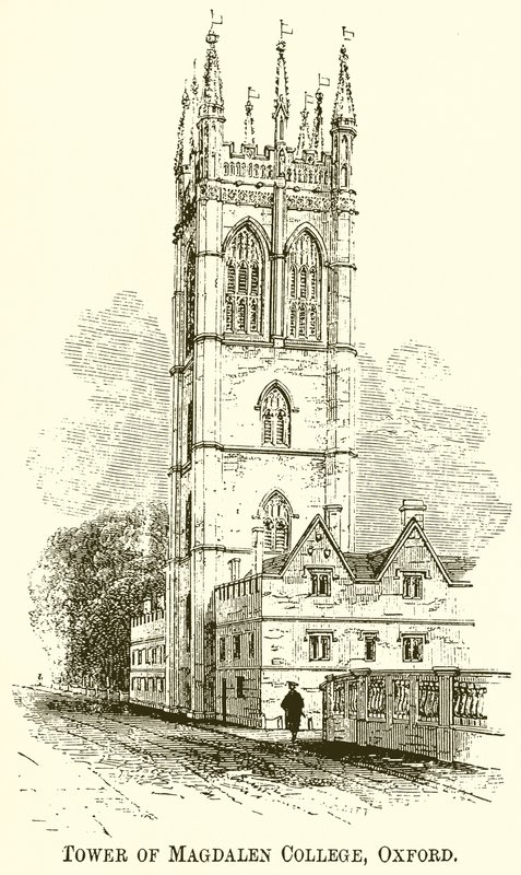 Tower of Magdalen College, Oxford av English School