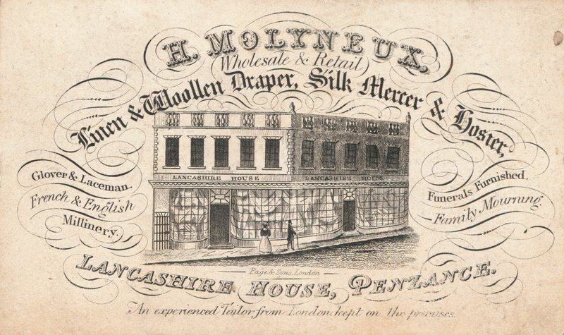 Handelskort, H Molyneux av English School