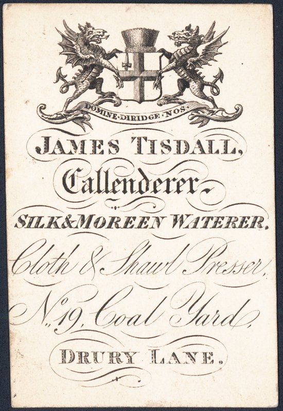 Byttekort, James Tisdall av English School