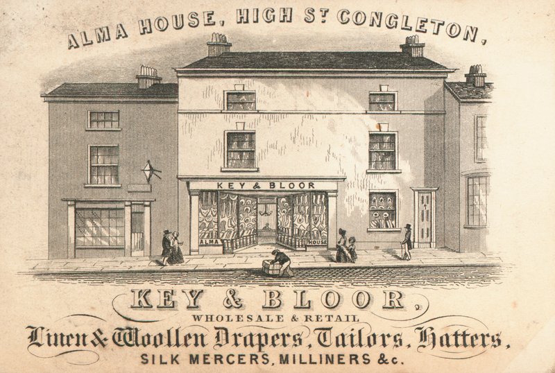 Trade card, Key & Bloor av English School