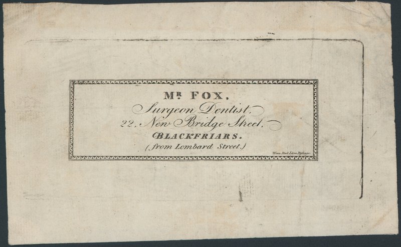 Byttekort, Mr Fox av English School