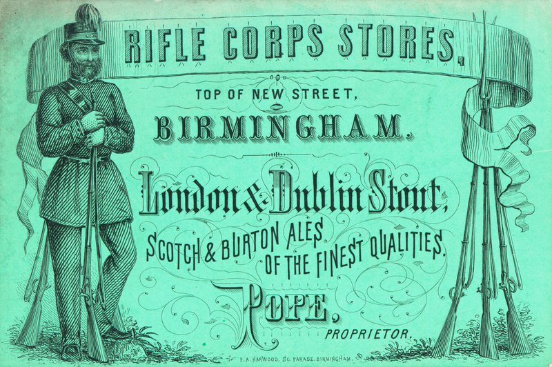 Fagkort, Rifle Corps Stores av English School