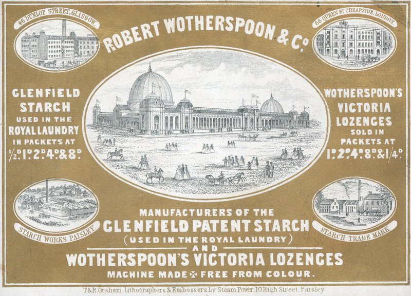 Handelskort, Robert Wotherspoon & Co av English School