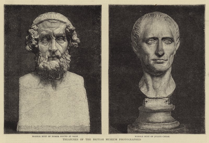 Treasures of the British Museum fotografert (gravering) av English School