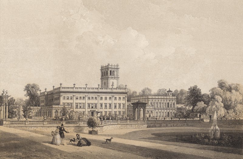Trentham Hall, Staffordshire av English School