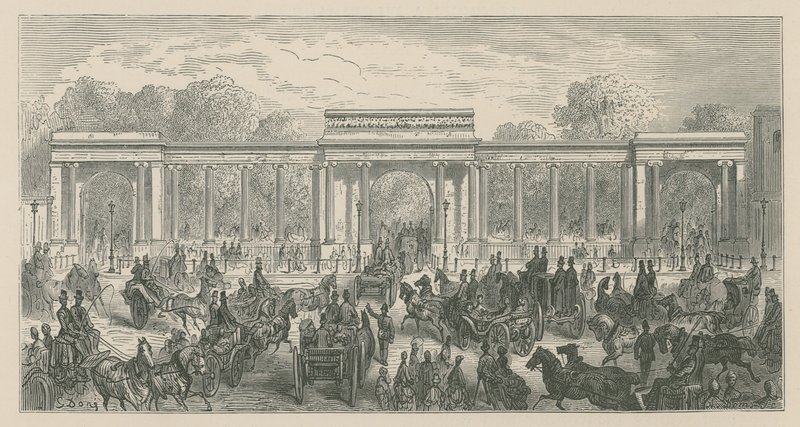 Triumfbuen, Hyde Park Corner, London av English School