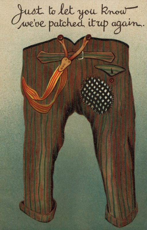 Bukselapper (farge litho) av English School