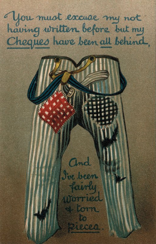Bukselapper (farge litho) av English School