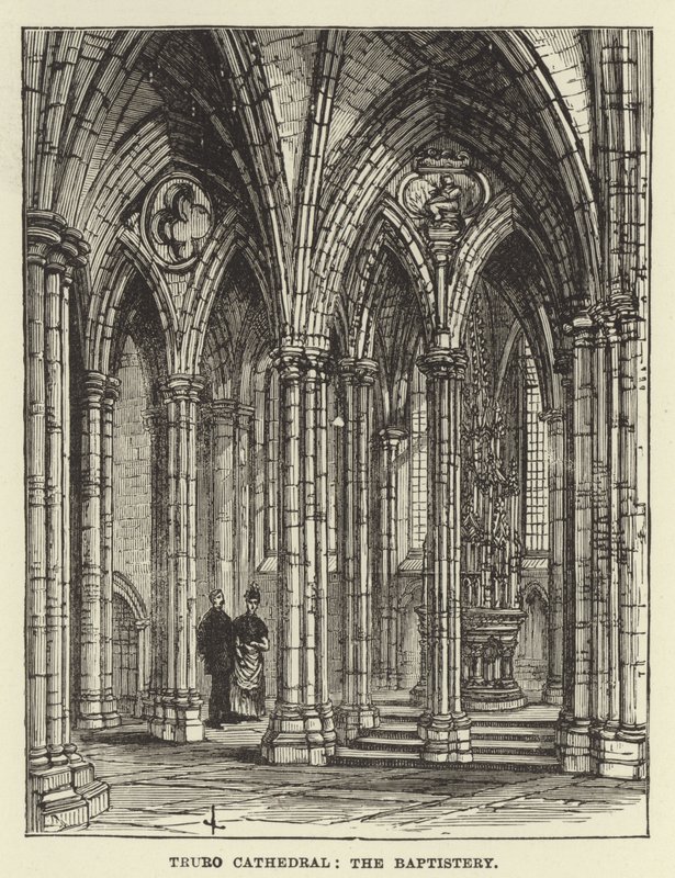 Truro katedral, dåpskapellet av English School