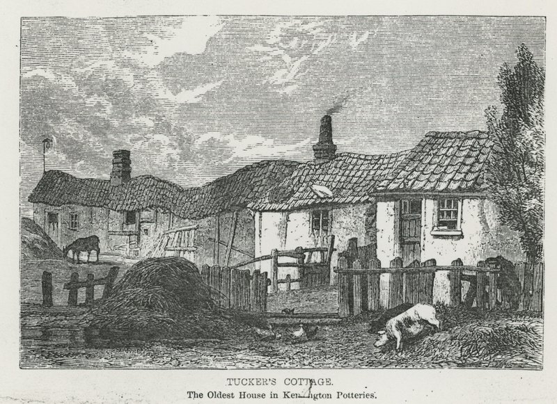 Tuckers Cottage, det eldste huset i Kensington Potteries av English School