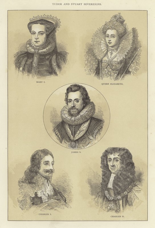 Tudor og Stuart Sovereigns av English School