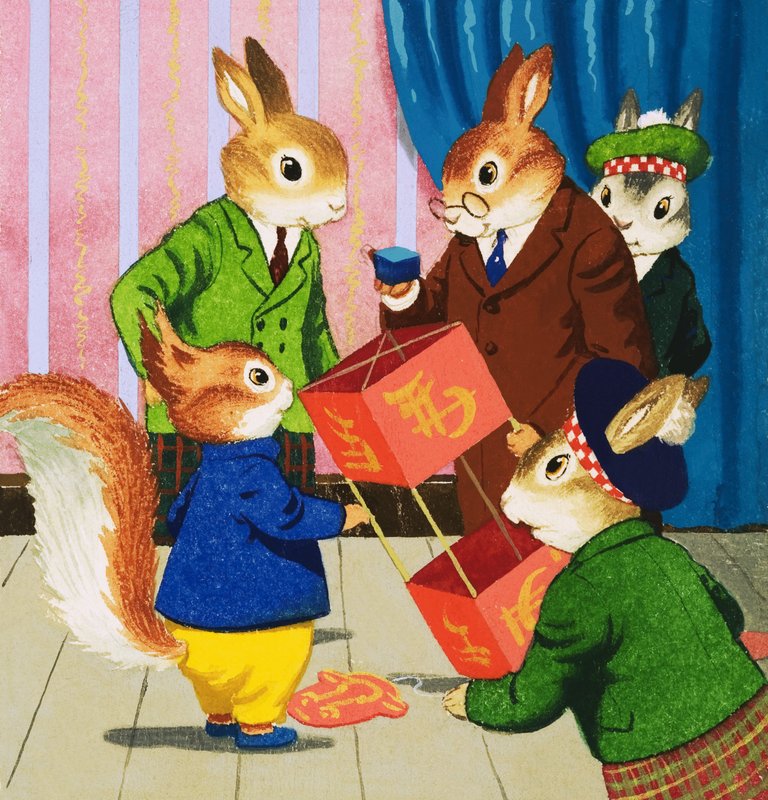 Tufty og kite av English School