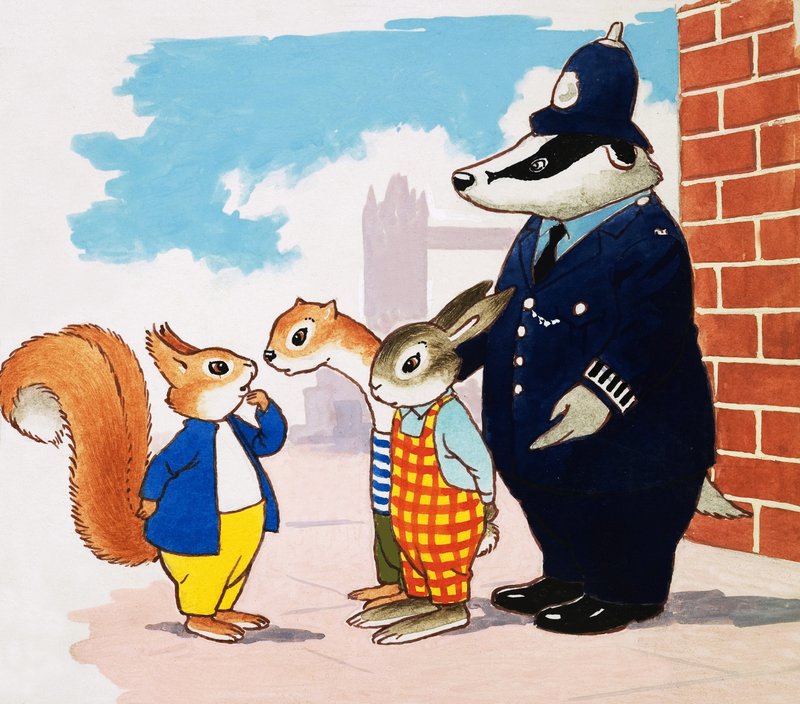 Tufty og politimann av English School