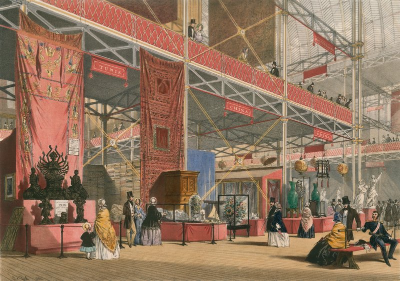 Tunis og Kina, Den store utstillingen fra 1851 av English School