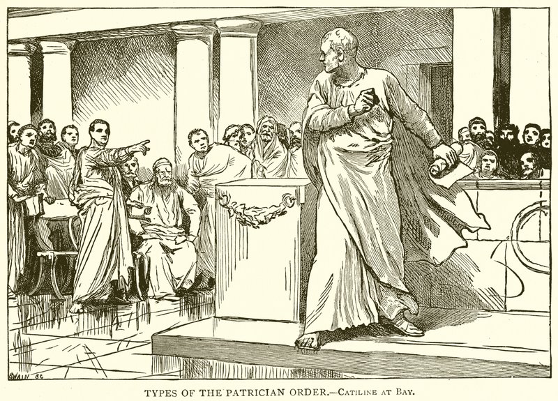 Typer av patrisierordenen.--Catiline ved Bay av English School