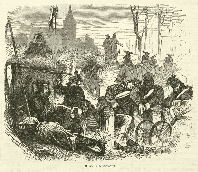 Uhlan møte, september 1870 av English School