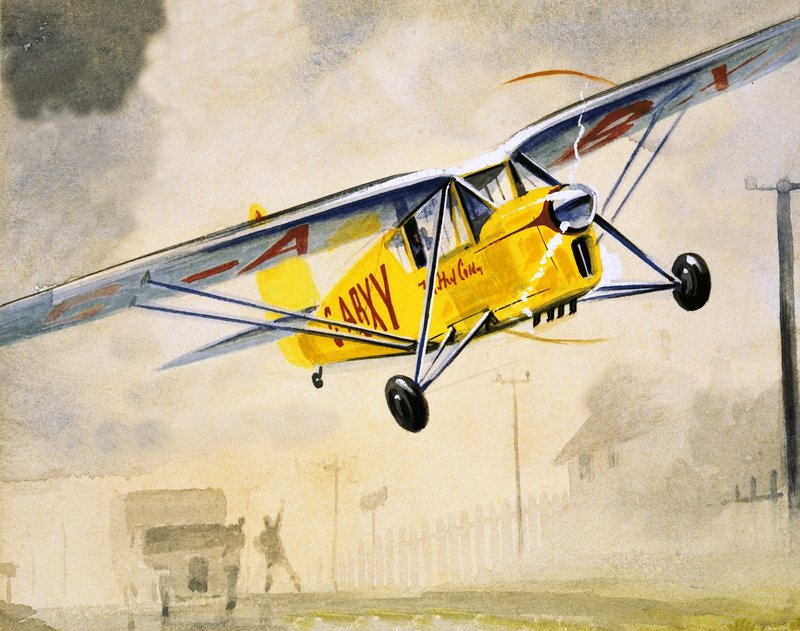 Uidentifisert lavtflygende fly av English School