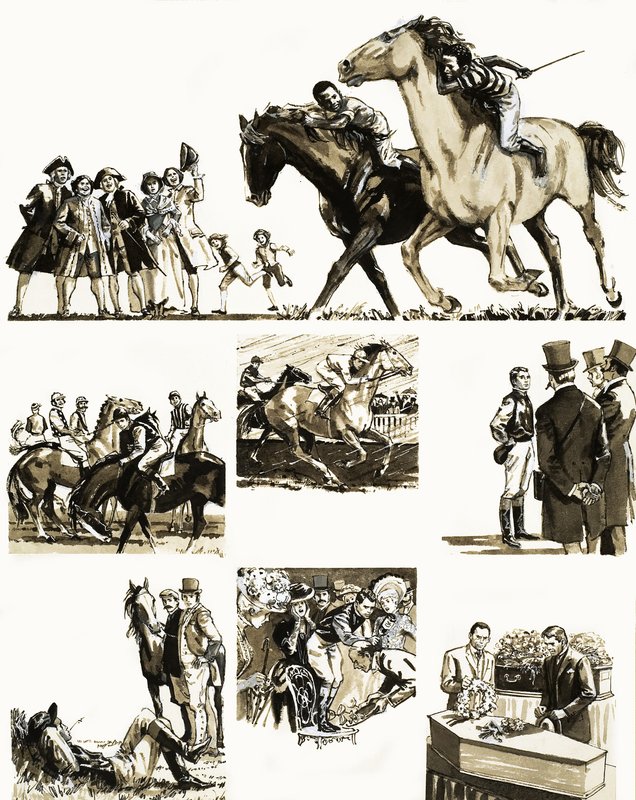 Uidentifisert historie om en jockey av English School