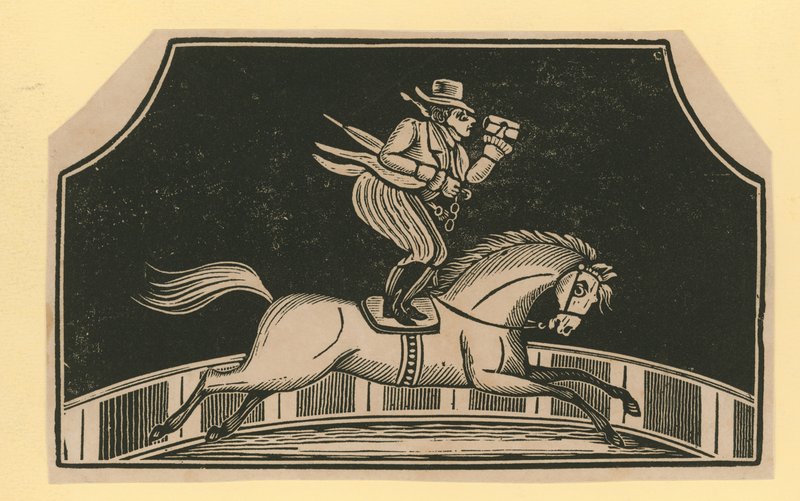 Uten tittel sirkusscene: Horse Rider av English School