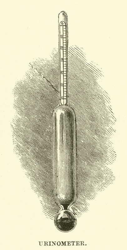 Urinometer (gravering) av English School