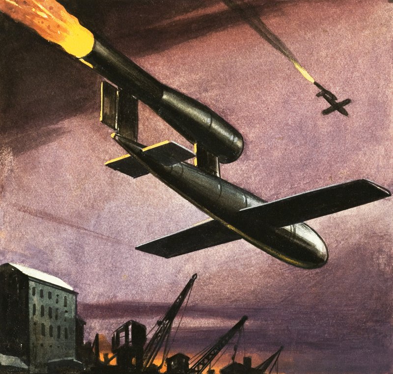 V1 Rocket Doodlebug av English School