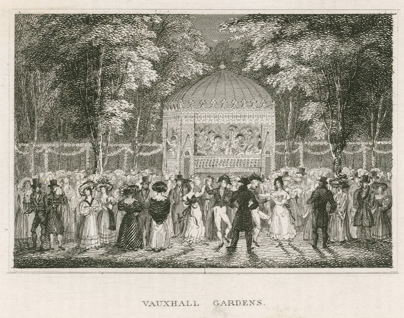 Vauxhall Gardens, London av English School