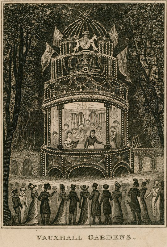 Vauxhall Gardens, London av English School