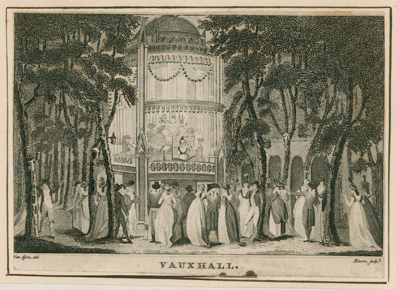 Vauxhall Gardens, London av English School