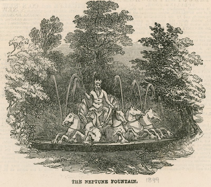 Vauxhall Gardens, London: Neptunfontenen av English School