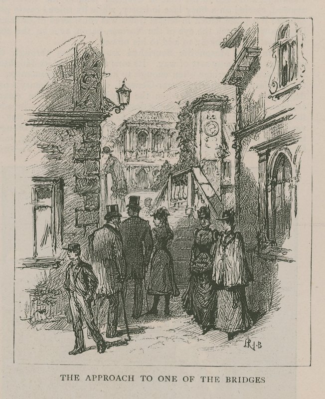 Venezia i London: Sketches at Olympia - Tilnærmingen til en av broene av English School
