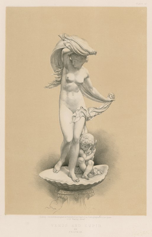 Venus og Amor av Fraikin av English School