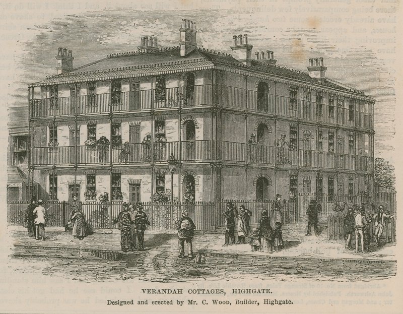 Verandah Cottages, Highgate av English School