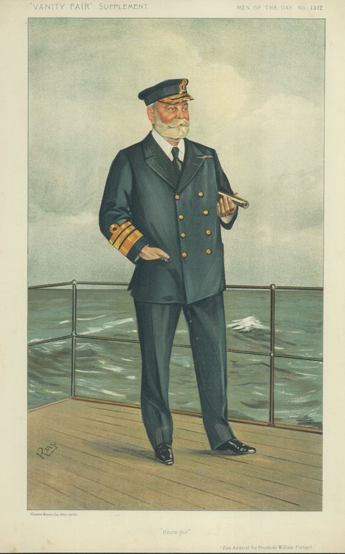 Viseadmiral Sir Frederick William Fisher av English School