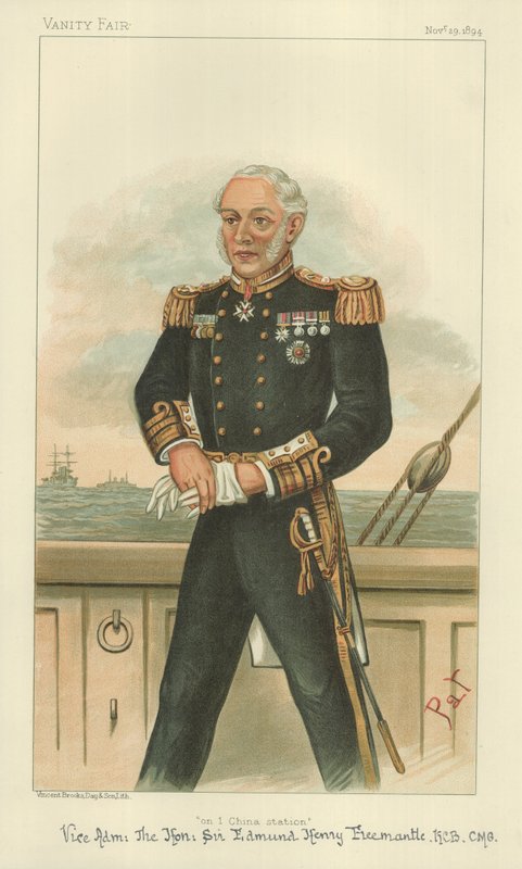 Viseadmiral Sir Edmund Robert Freemantle av English School