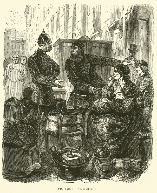 Ofre for beleiringen, februar 1871 av English School