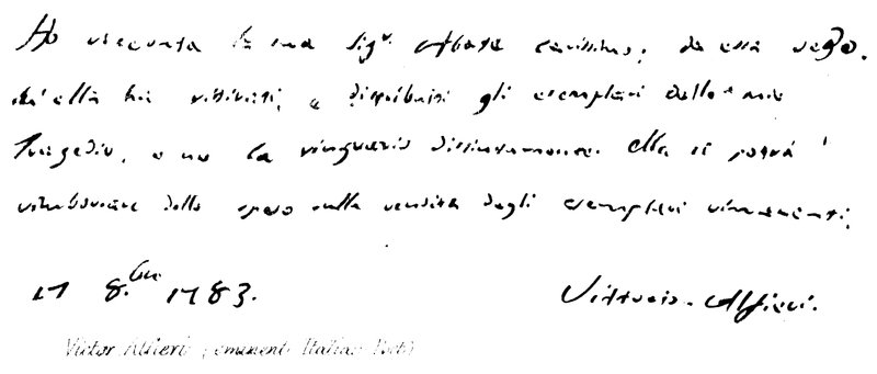 Victor Alfieri (eminent italiensk poet) av English School