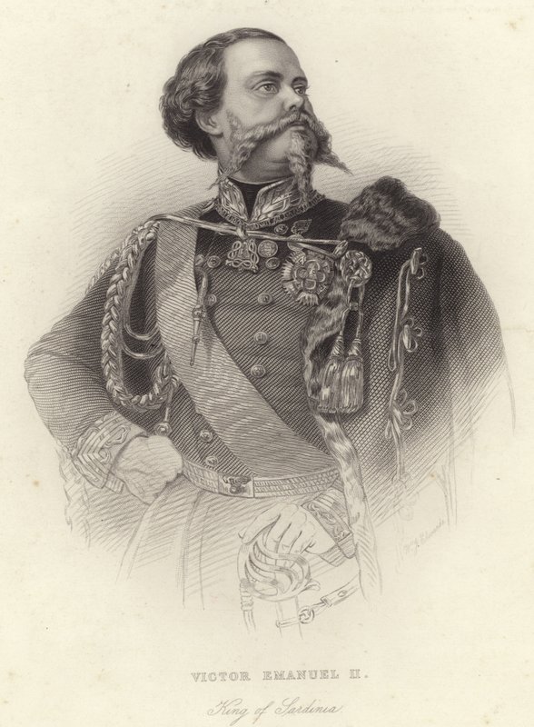 Victor Emmanuel II av Sardinia av English School