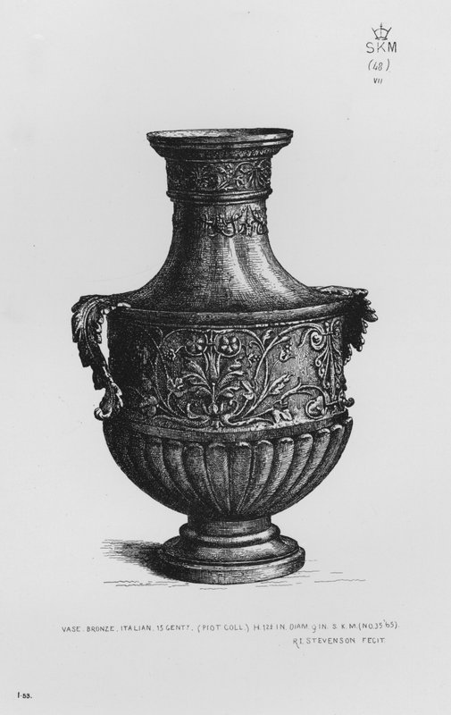 Victoria And Albert Museum: Vase, bronse, italiensk, 1400-tallet av English School