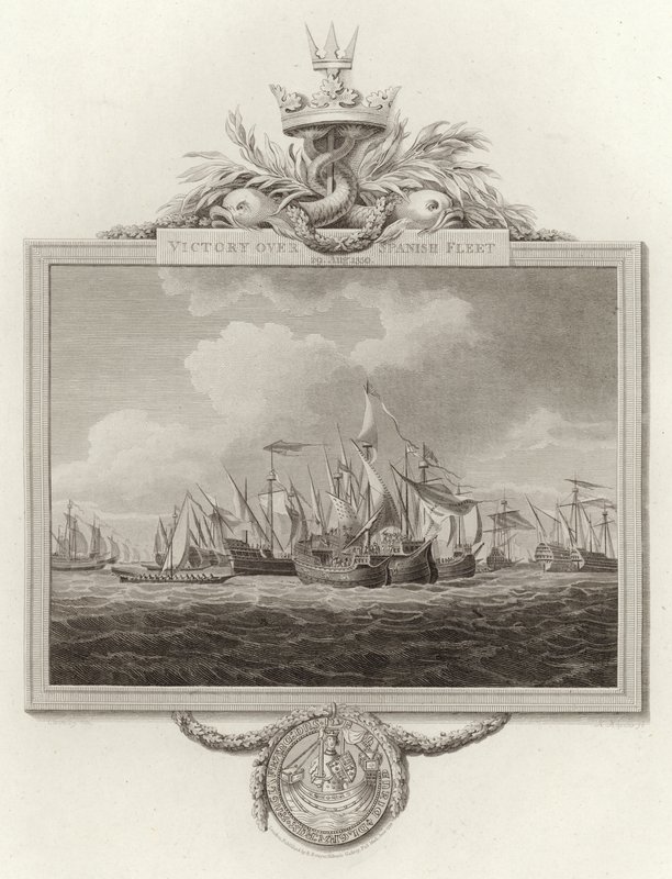 Seier over 29. august 1350, spansk flåte av English School