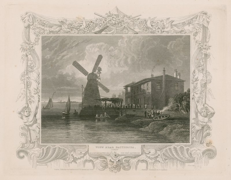Utsikt nær Battersea av English School