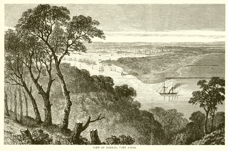 Utsikt over Durban, Port Natal av English School