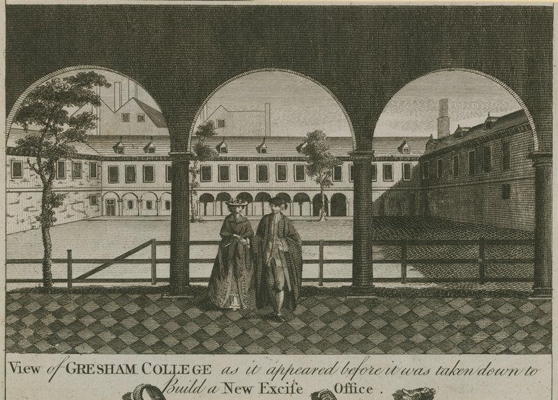 Utsikt over Gresham College av English School