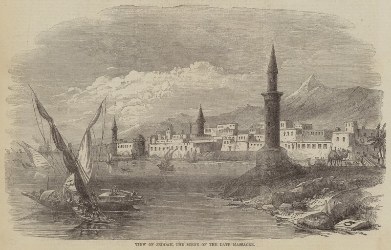 Utsikt over Jeddah, scenen for den sene massakren av English School