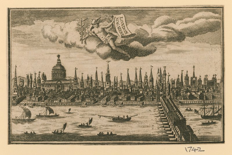 Utsikt over London av English School