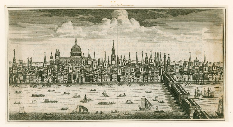 Utsikt over London av English School