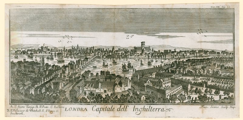 Utsikt over London av English School