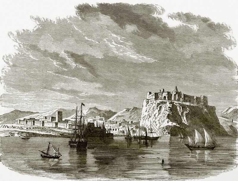 Utsikt over Sallee og Rabat av English School